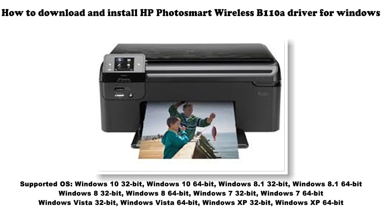 Hp photosmart b110 software